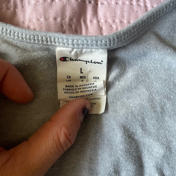 Grey Champion cropped racer back tank top - Picture 3 of 3